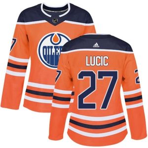 Damen Edmonton Oilers Trikot Milan Lucic 27 Orange Authentic